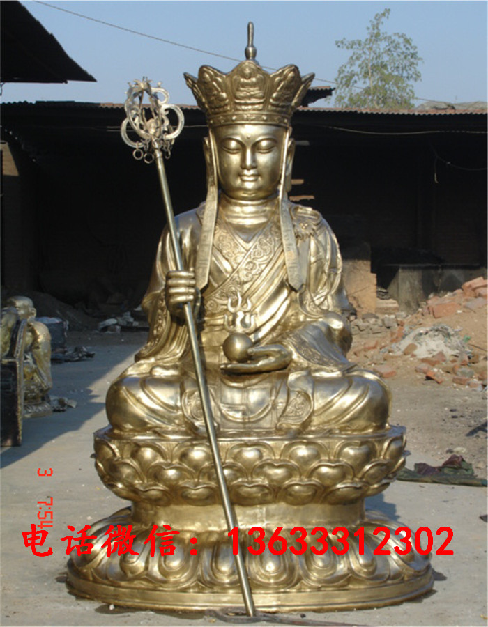 铸造大型铸铜佛祖佛像雕塑地藏王神像 寺庙供奉铸铜玻璃钢佛像雕塑