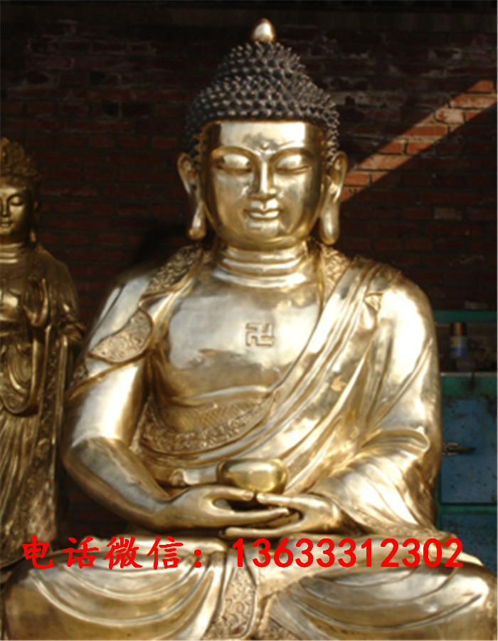 铸铜地藏王铸铜雕塑寺庙大殿供奉贴金菩萨铜像大型宗教神佛像摆件