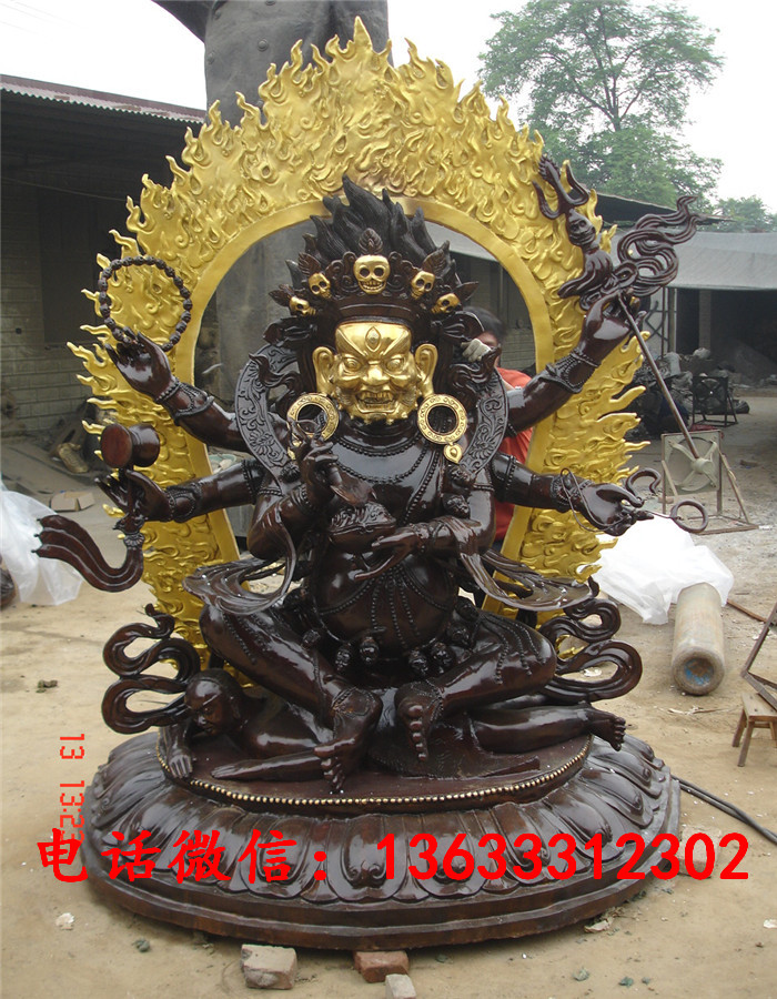 寺庙铸铜释迦牟尼佛像 供奉庄严纯铸铜密宗金刚像祭拜雕塑