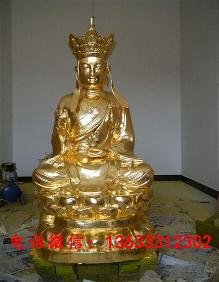 禅相铜雕佛像厂家 铸铜佛三宝像制造 寺庙铜佛像雕塑厂家定制