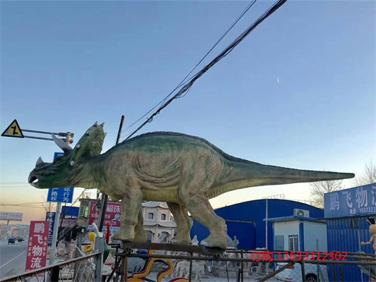 森林公园儿童游乐场仿真玻璃钢恐龙雕塑景区动物园生动造型定制