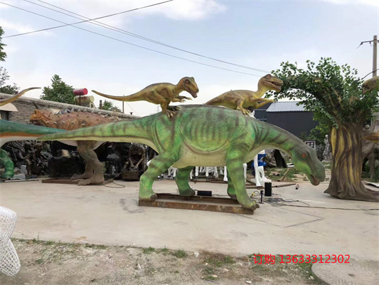 玻璃钢恐龙雕塑植物园游乐场恐龙动物雕塑摆件