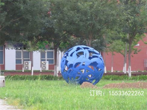不锈钢双层立体镂空球_花园不锈钢镂空圆球_金属铁艺镂空灯定制