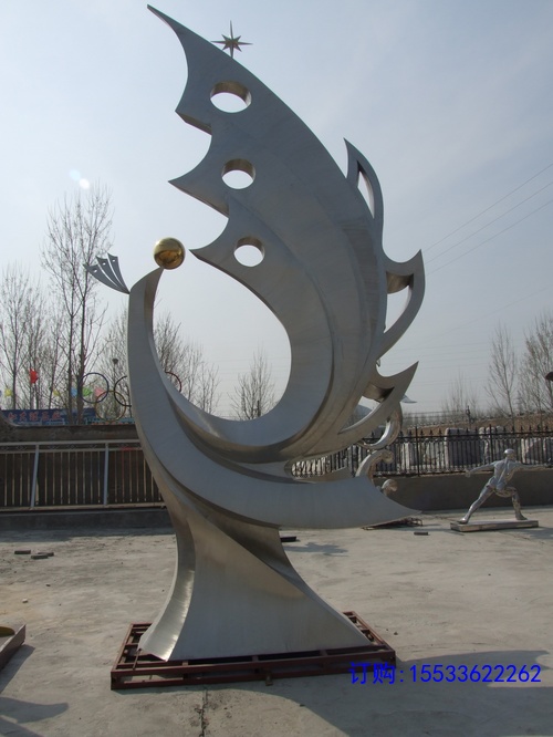 不銹鋼雕塑定制城市地標建筑大型鳳凰園林景觀戶外校園小區(qū)房地產 