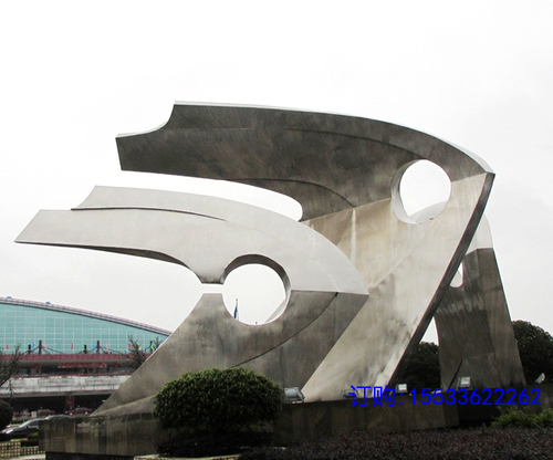 不锈钢雕塑抽象金属户外城市城市公园校园广场大型景观摆件定制