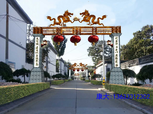 玻璃钢仿铜户外大型铸铜龙雕像园林广场动物雕塑制作城市景观