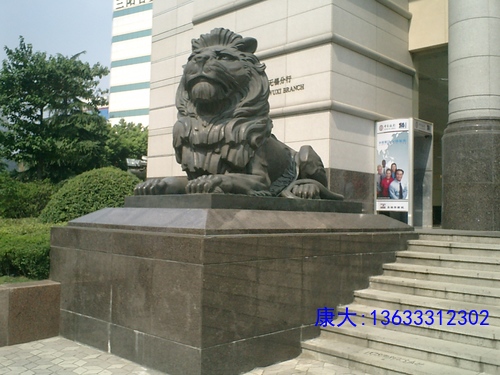 纯铜定制动物故宫狮子雕像户外定做门口迎宾汇丰狮子铸铜雕塑摆件
