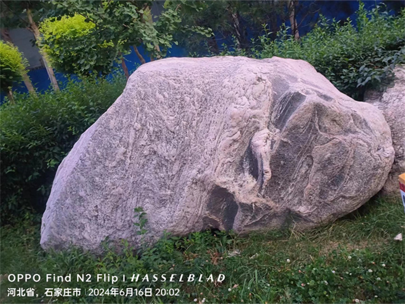 天然水冲花纹石